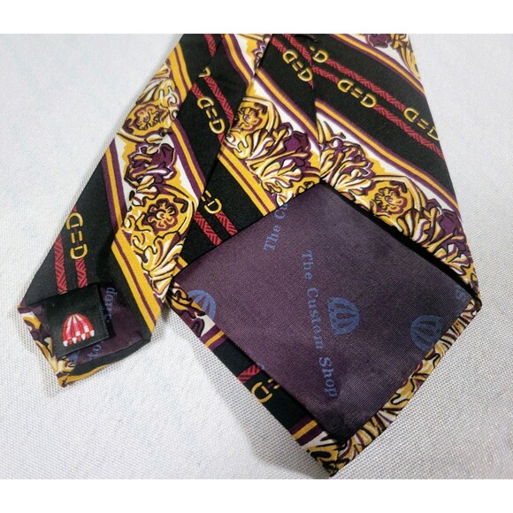 Classic The Custom Shop Silk Tie - Baroque Pattern - Picture 2 of 6